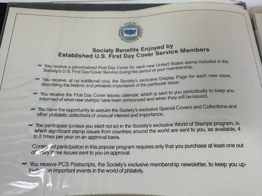 Just Added - Two Binders Of U.S. First Day Covers From The Postal Commemorative Society: U.S. First Day Covers & Special Covers And 1986 Presidents U.S. First Day Covers - See Photos For Sampling [Photo 3]