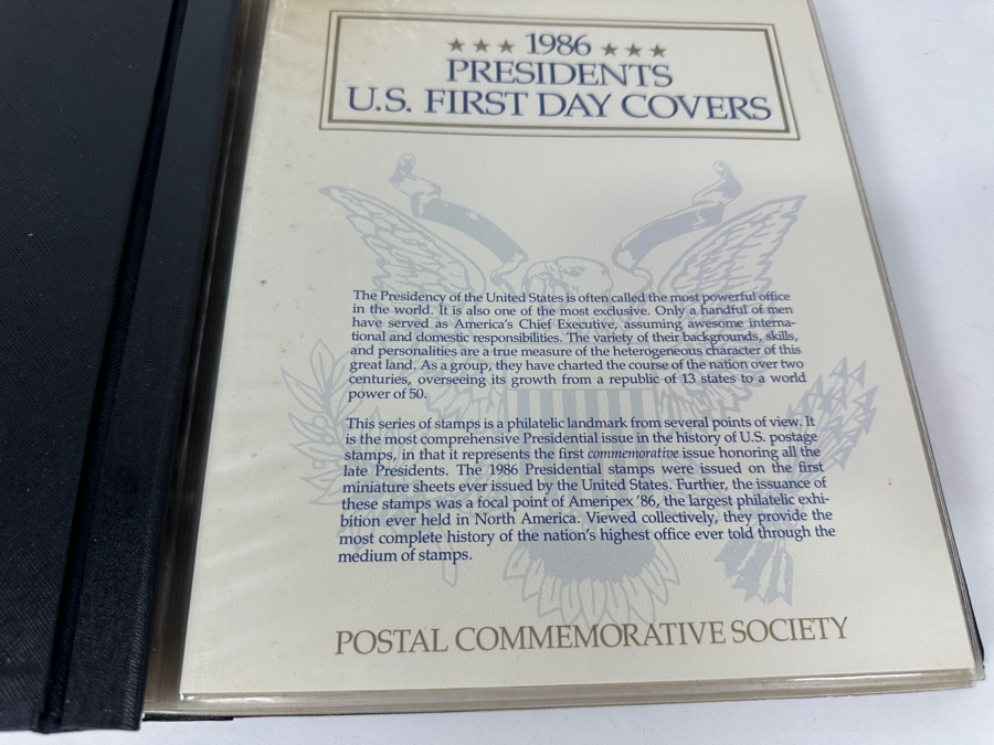 Just Added - Two Binders Of U.S. First Day Covers From The Postal Commemorative Society: U.S. First Day Covers & Special Covers And 1986 Presidents U.S. First Day Covers - See Photos For Sampling [Photo 12]