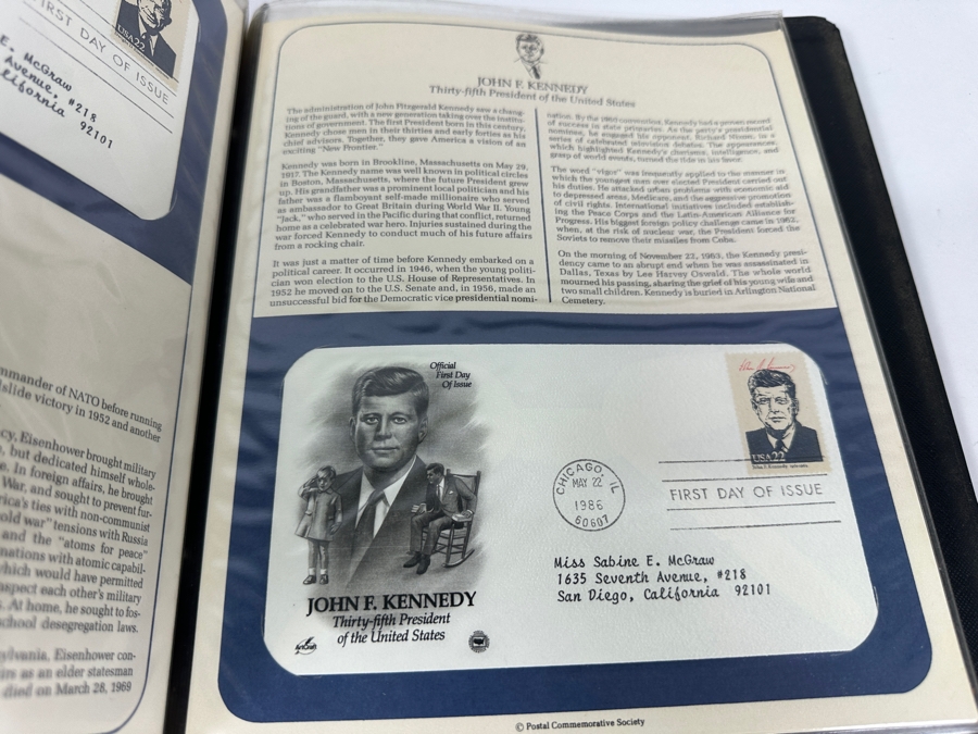 Just Added - Two Binders Of U.S. First Day Covers From The Postal Commemorative Society: U.S. First Day Covers & Special Covers And 1986 Presidents U.S. First Day Covers - See Photos For Sampling [Photo 20]