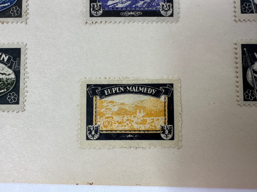 Just Added - Collection Of (19) Germany Mourning Stamps To Commemorate Territories And Colonies Lost By Germany After World War I [Photo 5]