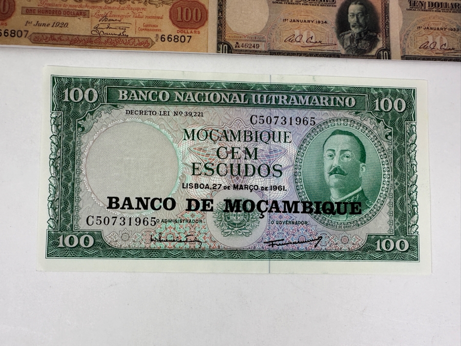 Just Added - (10) Uncirculated World Currency And (2) Limited Edition Calling Cards From Money World Asia 1994 Held Aug 25-28, 1994 At The World Trade Centre Singapore [Photo 9]