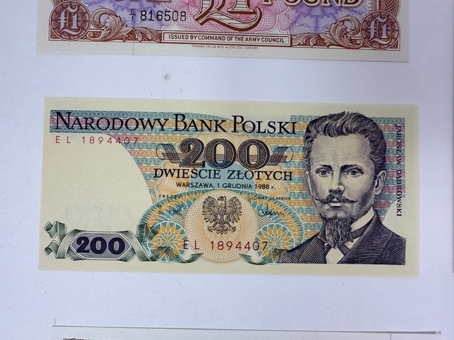 Just Added - (10) Uncirculated World Currency And (2) Limited Edition Calling Cards From Money World Asia 1994 Held Aug 25-28, 1994 At The World Trade Centre Singapore [Photo 7]