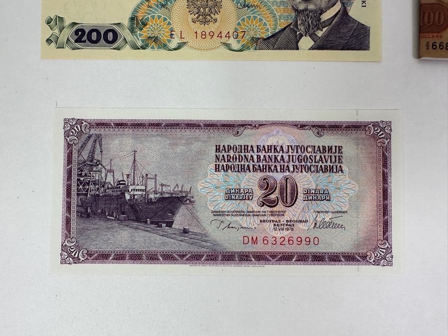 Just Added - (10) Uncirculated World Currency And (2) Limited Edition Calling Cards From Money World Asia 1994 Held Aug 25-28, 1994 At The World Trade Centre Singapore [Photo 8]