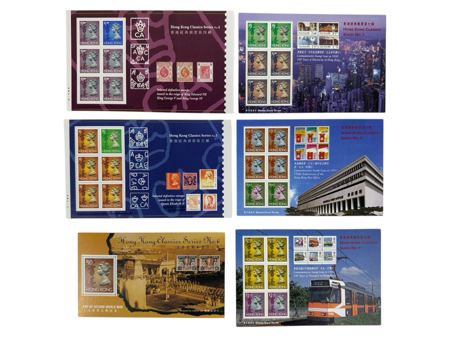 Just Added - (6) Hong Kong Classic Series Mint Postage Stamps Sets