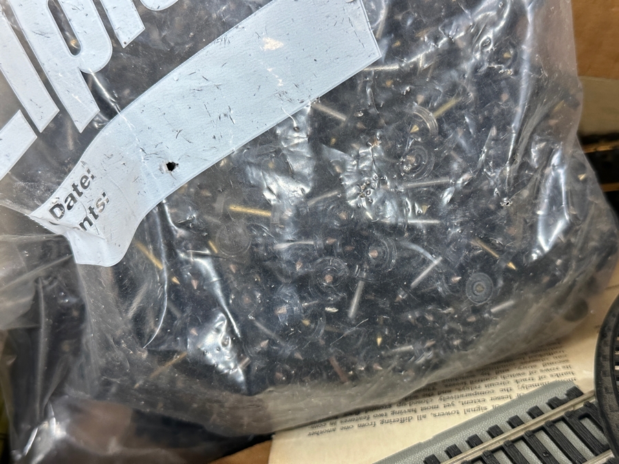 Just Added - Long Box Full Of HO Scale Railroad Tracks And Train Parts [Photo 7]