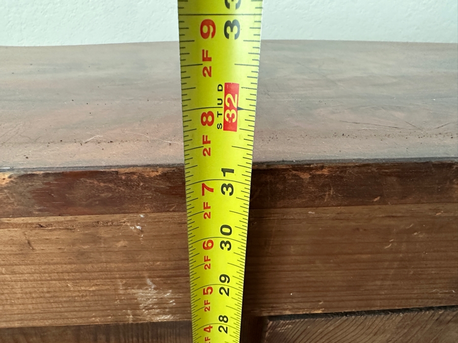 Antique Burl Wood Cabinet With Drawer 32W X 17D X 31H [Photo 13]