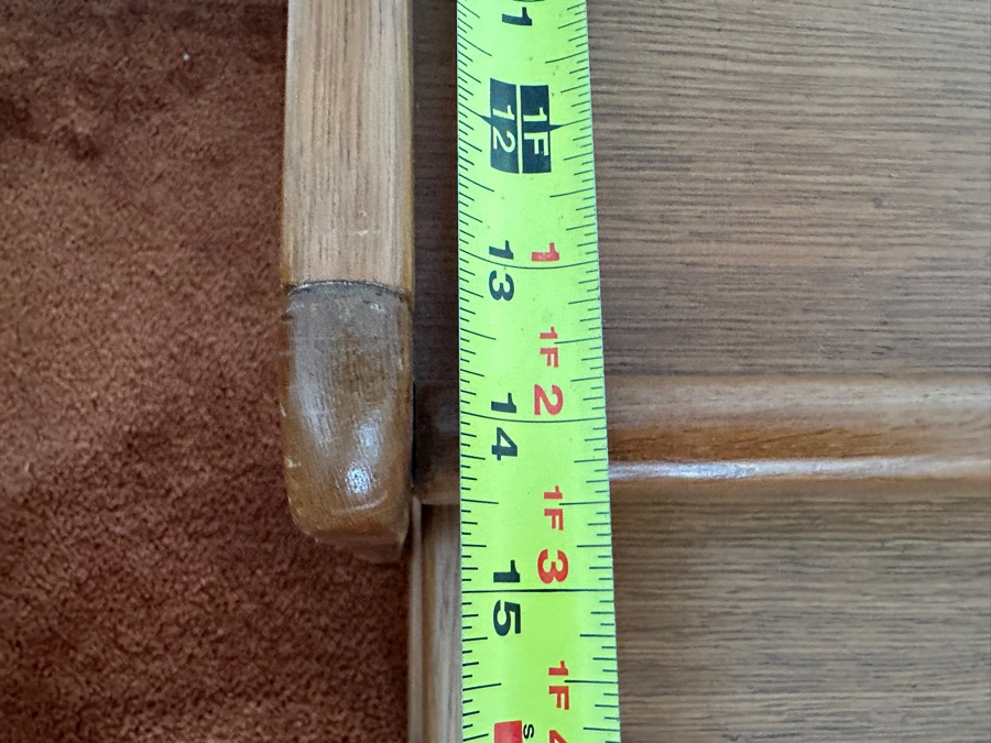 Vintage Oak Nesting Tables 21W X 14D X 18H [Photo 5]