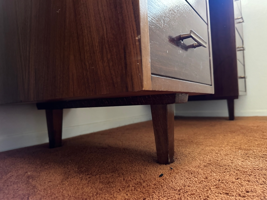 Vintage Mid-Century Modern Brumax Berlin Desk With Formica Top 47W X 21D X 29.5H [Photo 7]