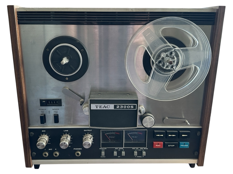 TEAC 2300S Stereo Reel-To-Reel Tape Deck 17.5W X 7ED X 15.5H