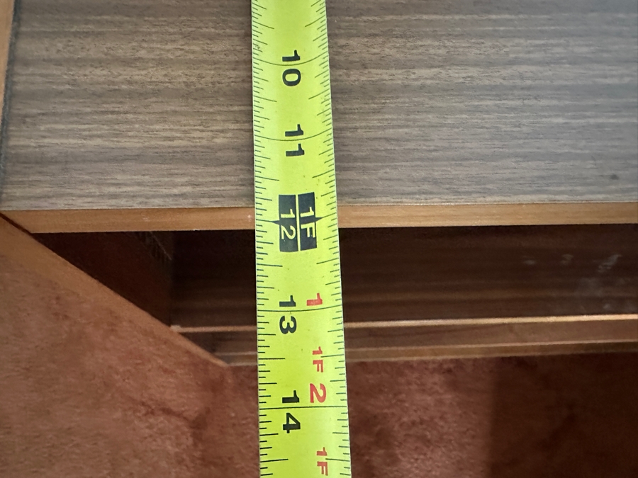 Vintage Mid-Century Modern Bookcase Bookshelf 47W X 12D X 37.5H [Photo 13]