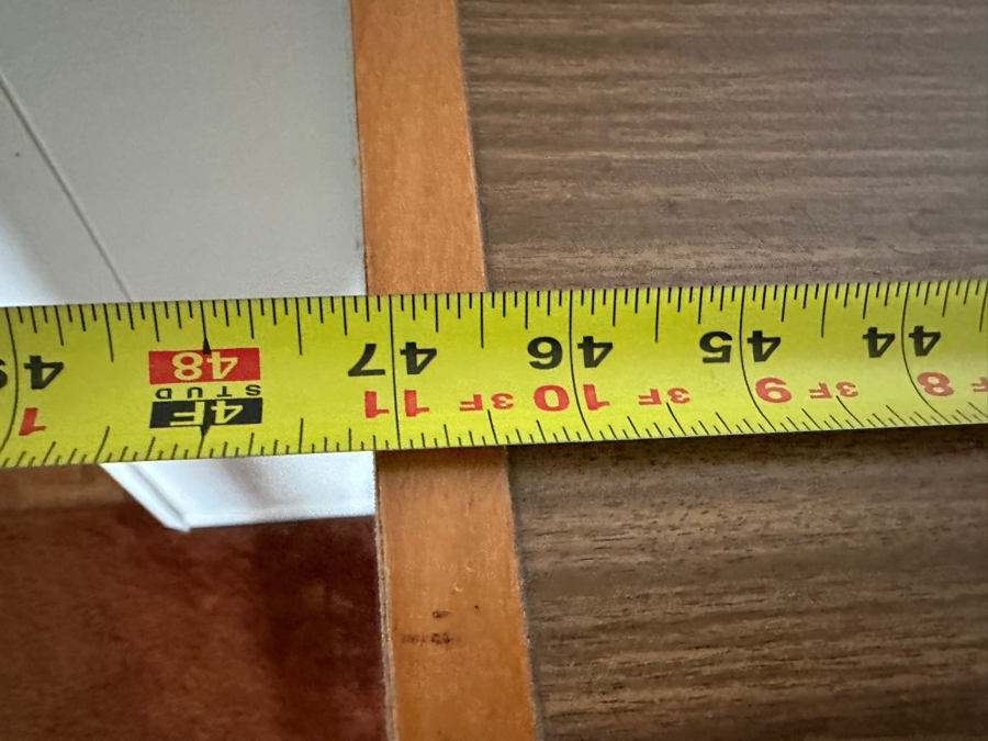 Vintage Mid-Century Modern Bookcase Bookshelf 47W X 12D X 37.5H [Photo 12]