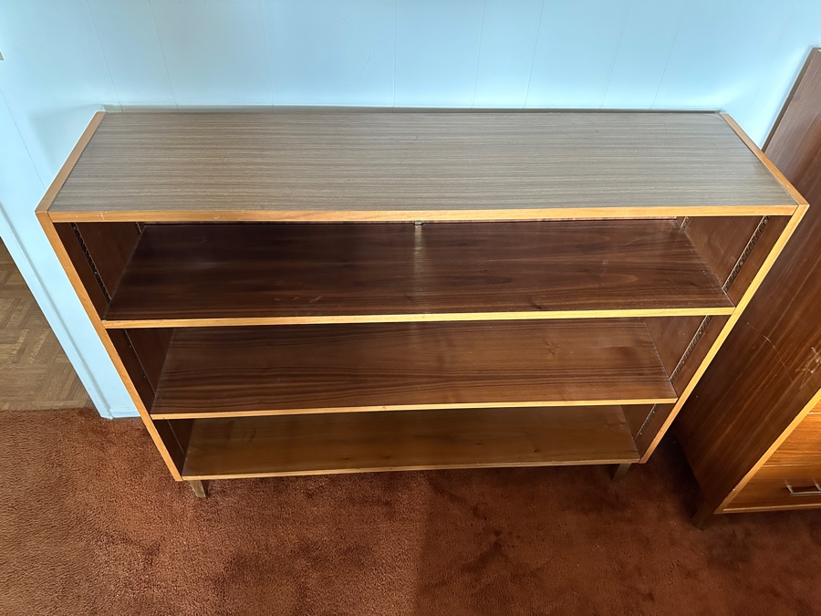 Vintage Mid-Century Modern Bookcase Bookshelf 47W X 12D X 37.5H [Photo 5]