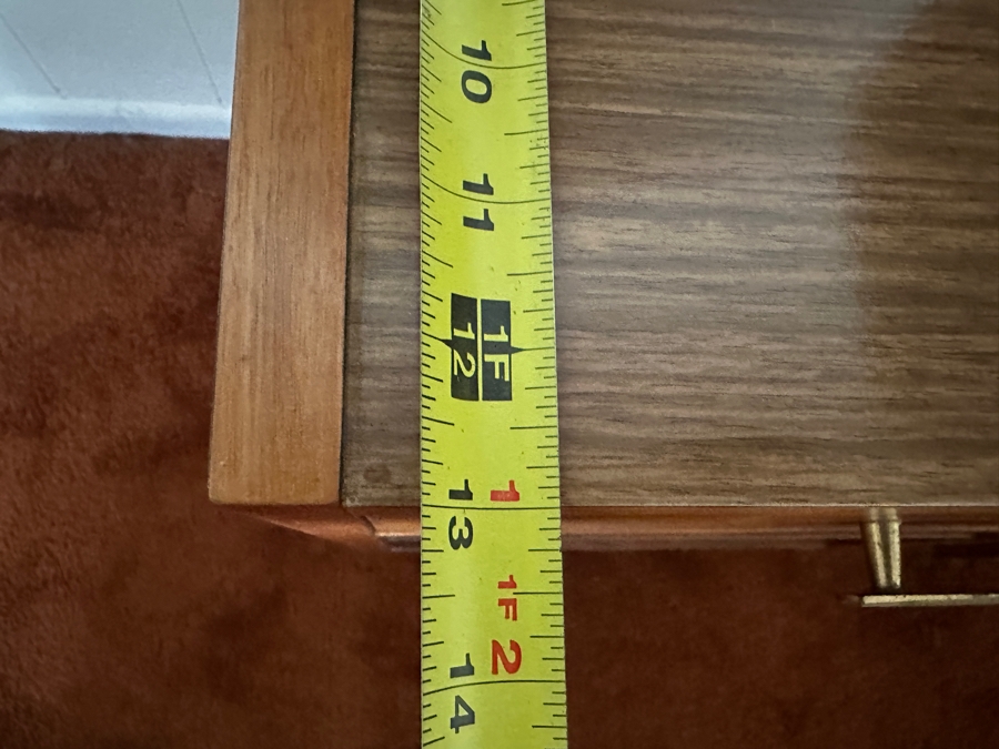 Vintage Mid-Century Modern Brumax Berlin Chest Of Drawers Dresser 36W X 18D X 42.5H With Matching Nightstand 15W X 13D X 23H [Photo 15]