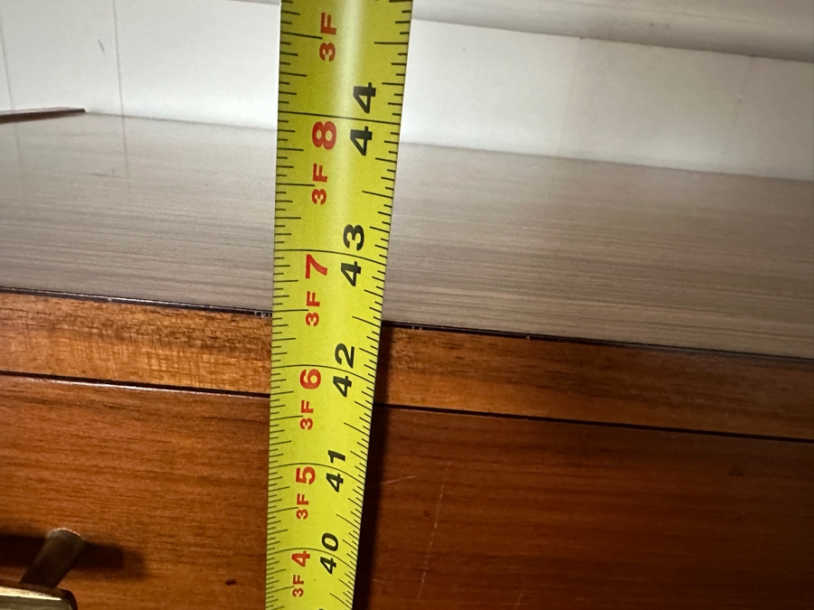 Vintage Mid-Century Modern Brumax Berlin Chest Of Drawers Dresser 36W X 18D X 42.5H With Matching Nightstand 15W X 13D X 23H [Photo 20]