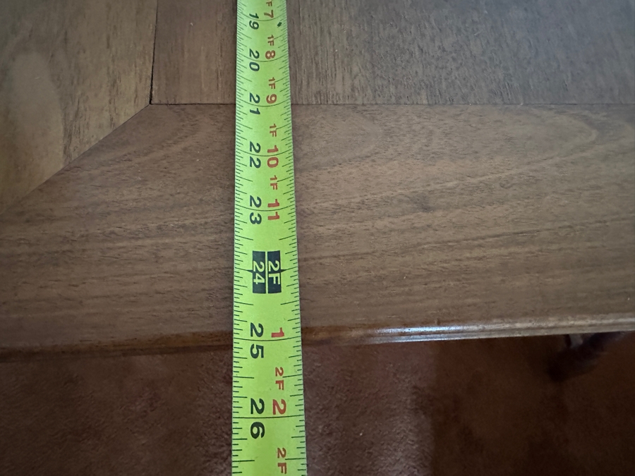 Vintage German Wooden Gaming Table With Turned Legs 35W X 25D X 30H [Photo 16]