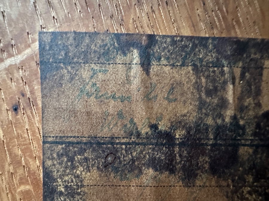 Antique Carved Walnut Writing Desk Side Table With Turned Legs 38W X 27D X 39H [Photo 15]