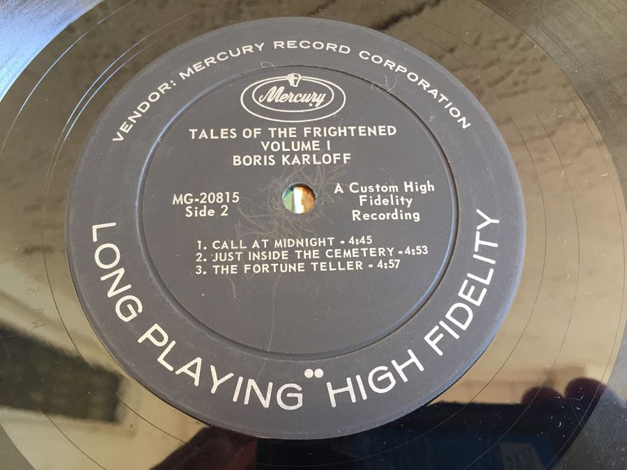 Boris Karloff ‎- Tales Of The Frightened Volume I - Mercury ‎- SR-60815 [Photo 6]