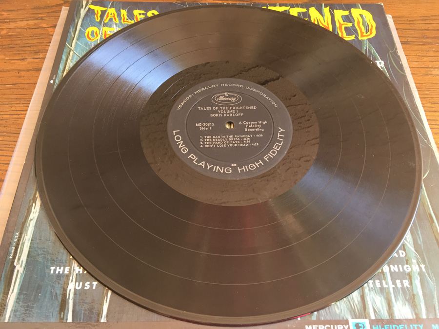 Boris Karloff ‎- Tales Of The Frightened Volume I - Mercury ‎- SR-60815 [Photo 3]