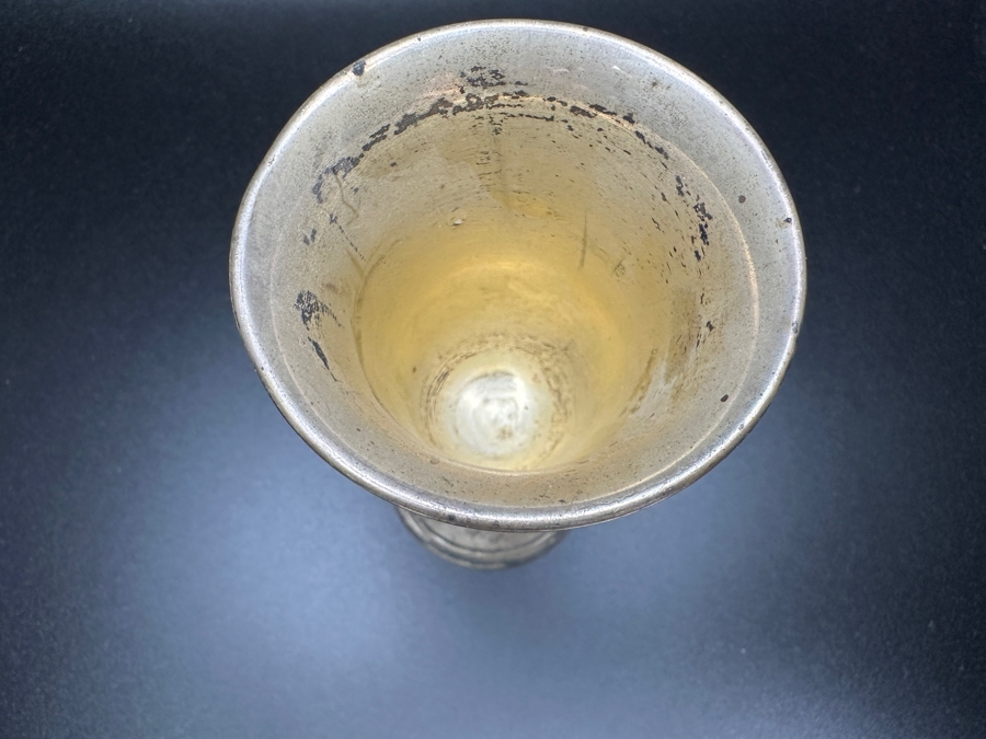 Sterling Silver Kiddush Cup 3.75'H 33.4g [Photo 3]