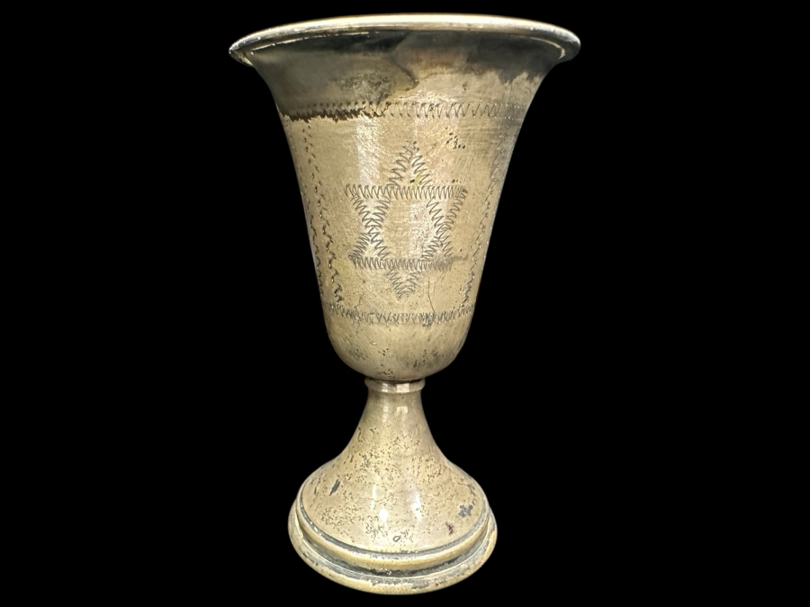 Sterling Silver Kiddush Cup 3.75'H 33.4g