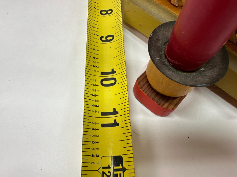 Large Traditional Richard Glaesser German Christmas Pyramid Advent House Nativity Scene 13W X 11D X 20.5H Retails $1,000 [Photo 12]