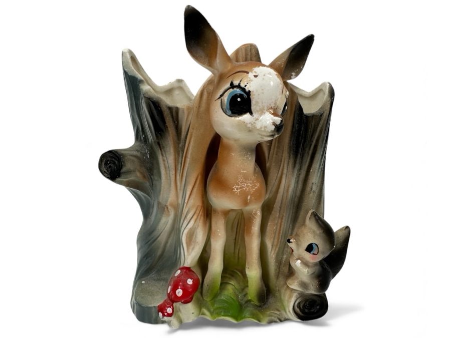 Vintage Wales Japan Ceramic Planter 5.5H