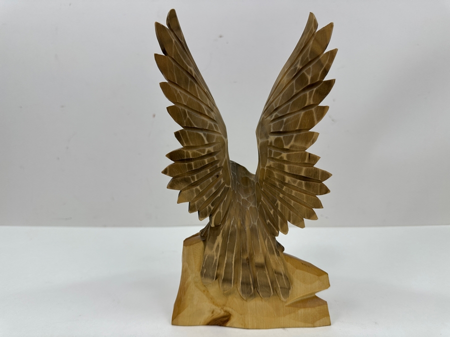 Carved Wooden Eagle Figurine From The USSR 10'H [Photo 4]