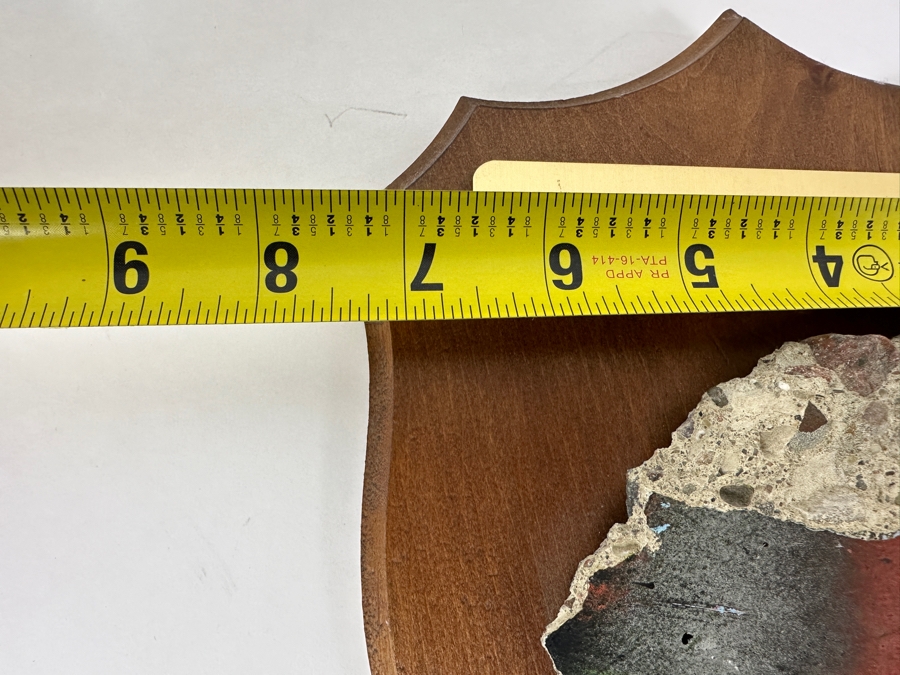 Piece Of The Berlin Wall Plaque 7.5 X 9 [Photo 3]