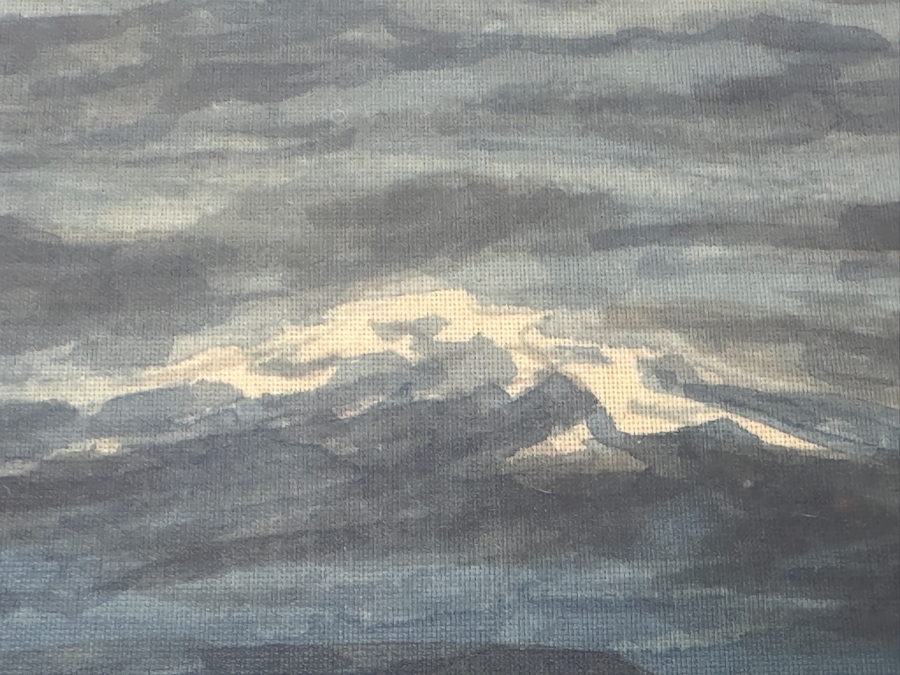 H. Shimidzu (20th Century, Japan) Vintage 1935 Original Watercolor Gouache On Silk Yokohama Japan Ship Painting Of M. V. Cingalese Prince (British Motor Merchant) Was Torpedoed And Sunk By U-111 (Wilhelm Kleinschmidt) In 1941 15.5' X 12' Framed 26' X 22' [Photo 11]