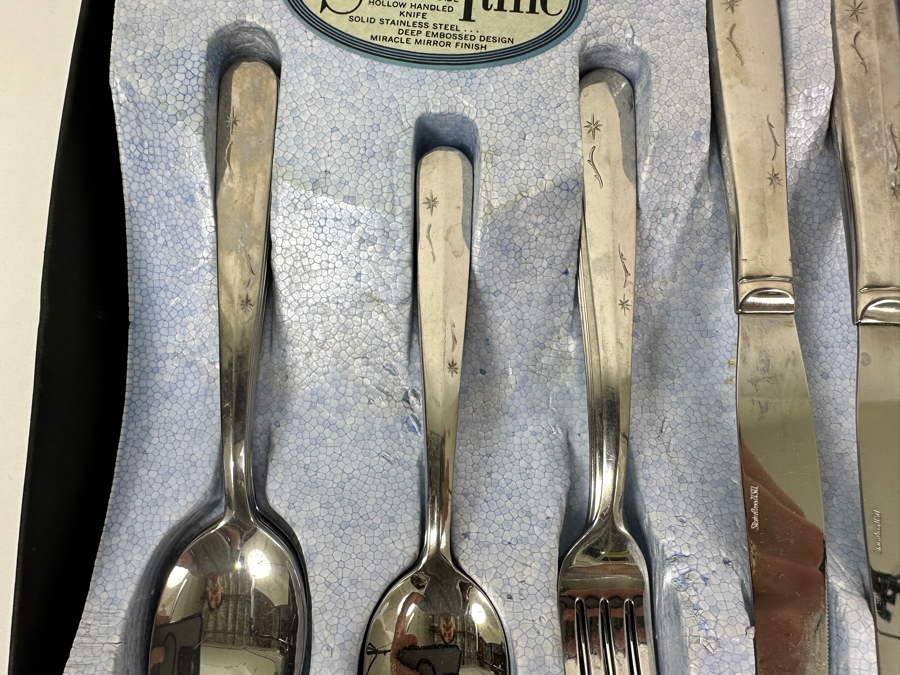 Imperial Star Time Flatware Set Service For Six (Missing One Fork) [Photo 3]