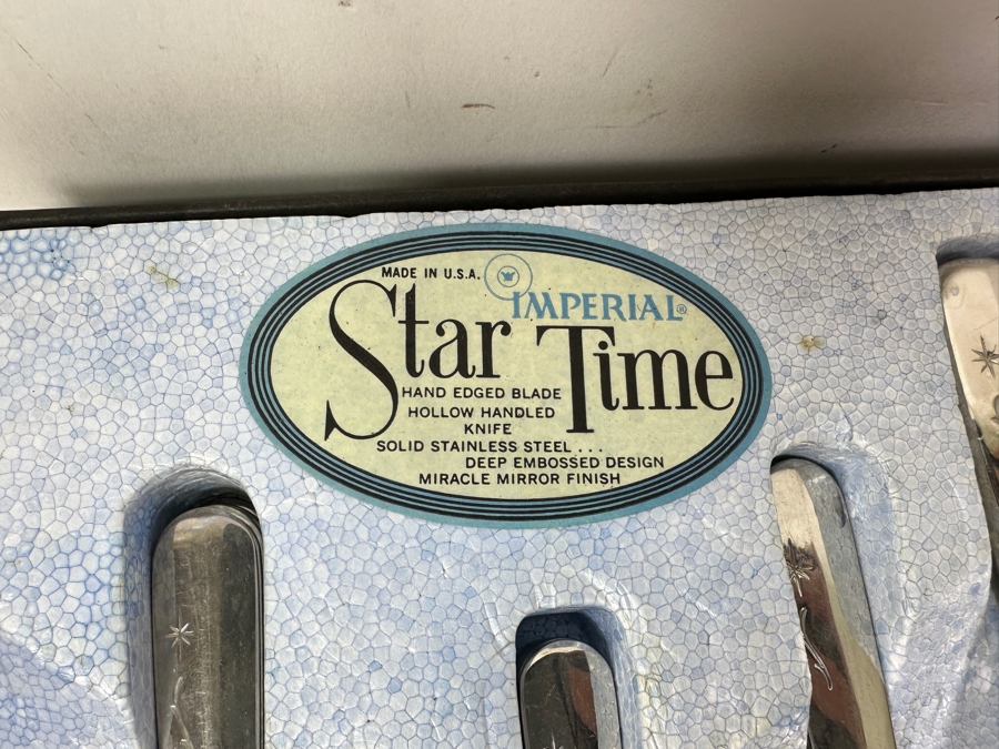 Imperial Star Time Flatware Set Service For Six (Missing One Fork) [Photo 2]