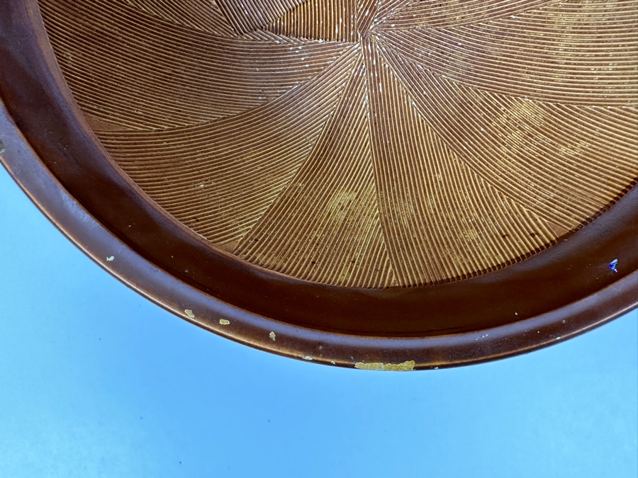 Vintage Signed Japanese Pottery Bowl 9.75'W X 4'H [Photo 8]