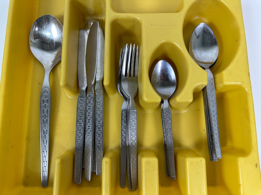 Stainless Steel Flatware Set Trocadero Service For 5 [Photo 2]