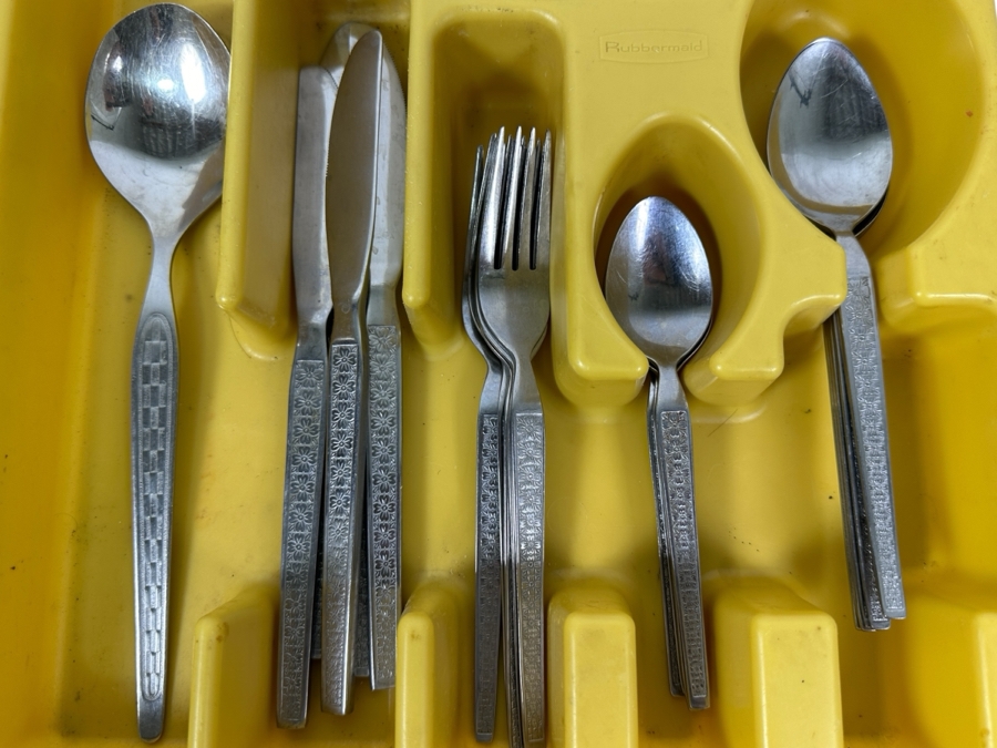 Stainless Steel Flatware Set Trocadero Service For 5