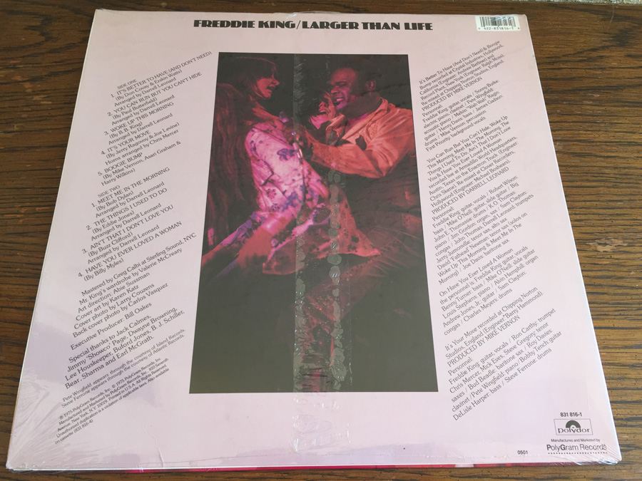 Freddie King ‎- Larger Than Life - Polydor ‎- 831 816-1 - SEALED [Photo 3]
