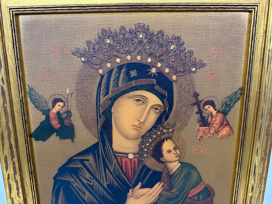 Our Mother Of Perpetual Help Print Framed 14 X 17.5 [Photo 2]
