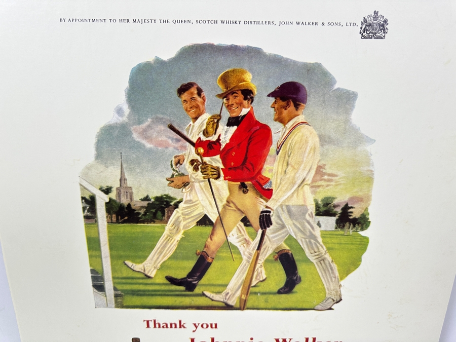 Vintage 1995 Johnnie Walker Whisky Advertising Print On Board 16 X 20 [Photo 2]