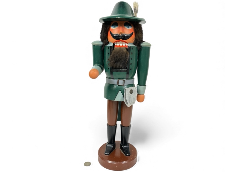 Large German Wooden Nutcracker 20'H
