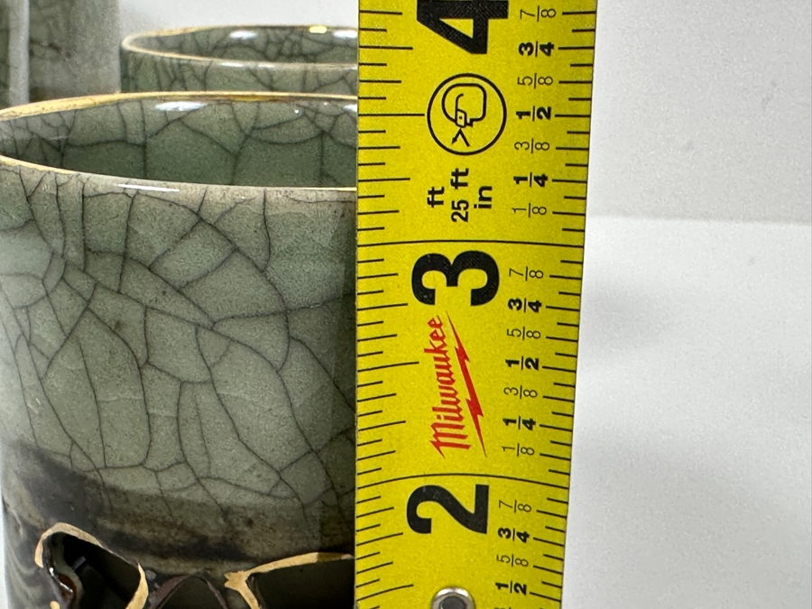 Vintage Japanese Somayaki (Soma Ware) Tea Set [Photo 16]