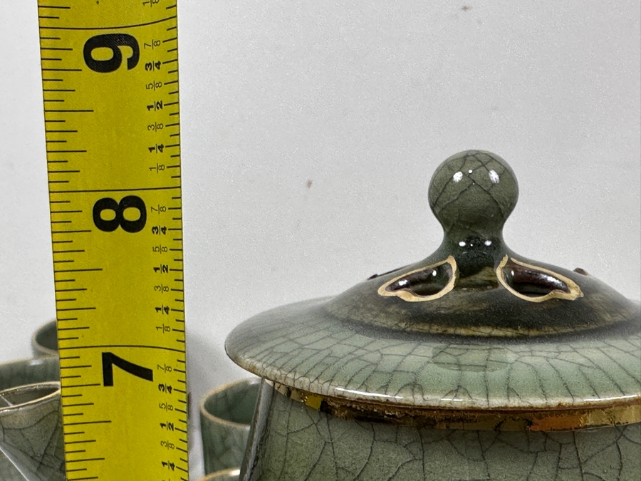 Vintage Japanese Somayaki (Soma Ware) Tea Set [Photo 14]