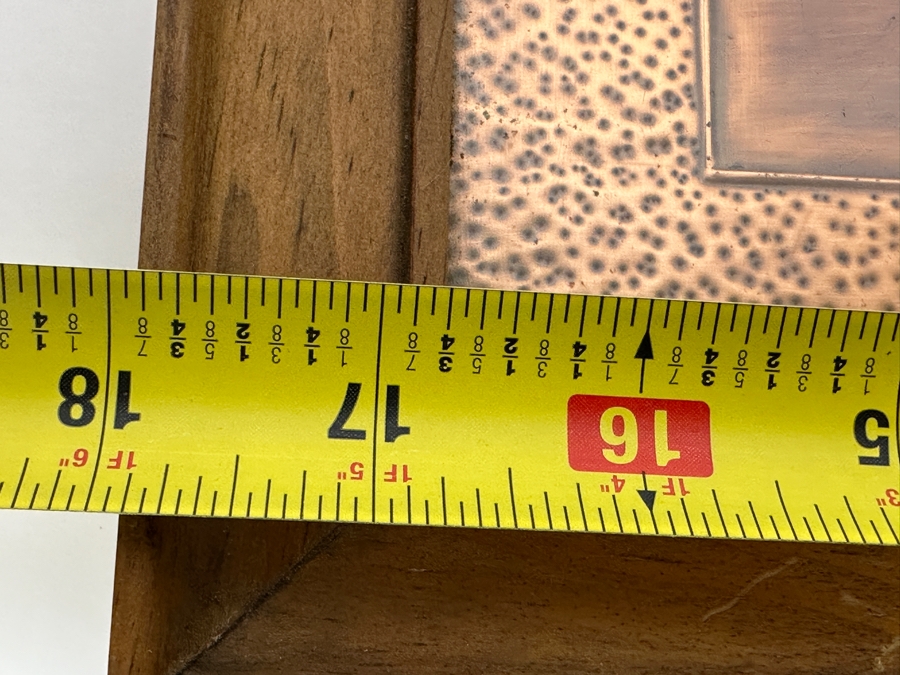 Vintage Repousse Copper Artwork Of An English Pointer Dog Framed 18 X 14 [Photo 4]