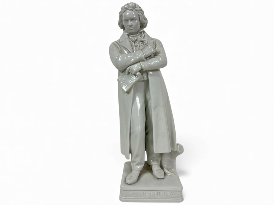 Kister Porcelain Scheibe-Alsbach Beethoven Figurine 16'H