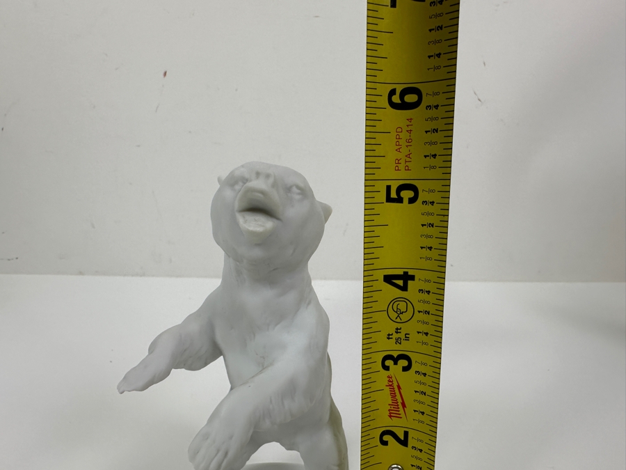 Vintage German Kaiser White Bisque Bear 'Berlin' Figurine 5.25'H [Photo 6]