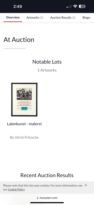 Pair Of Ulrich Fritzsche DDR Berlin Artist Hand Signed Etchings Dated 1981 & 1983 6 X 7 / 4.5 X 5.5 [Photo 10]