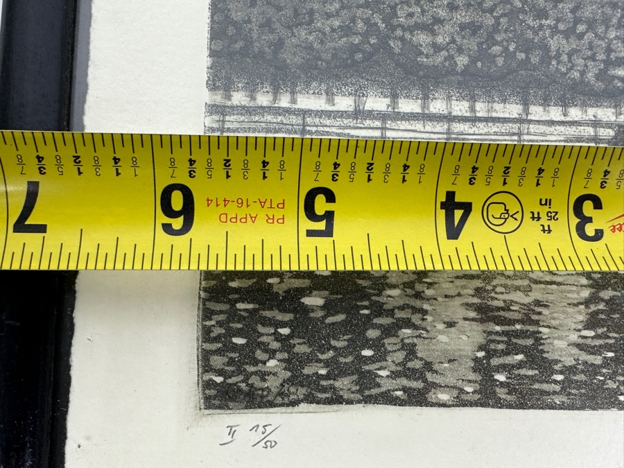 Pair Of Ulrich Fritzsche DDR Berlin Artist Hand Signed Etchings Dated 1981 & 1983 6 X 7 / 4.5 X 5.5 [Photo 11]