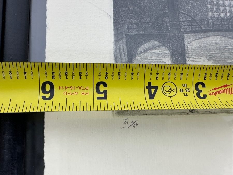 Pair Of Ulrich Fritzsche DDR Berlin Artist Hand Signed Etchings Dated 1981 & 1983 6 X 7 / 4.5 X 5.5 [Photo 13]