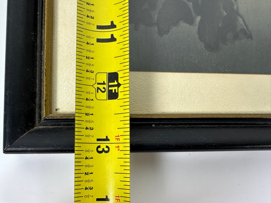 Vintage Shoda Koho (1871-1946, Japan) Japanese Woodblock Print Titled 'Ueno Park' 7 X 10 Framed 10 X 13 [Photo 10]