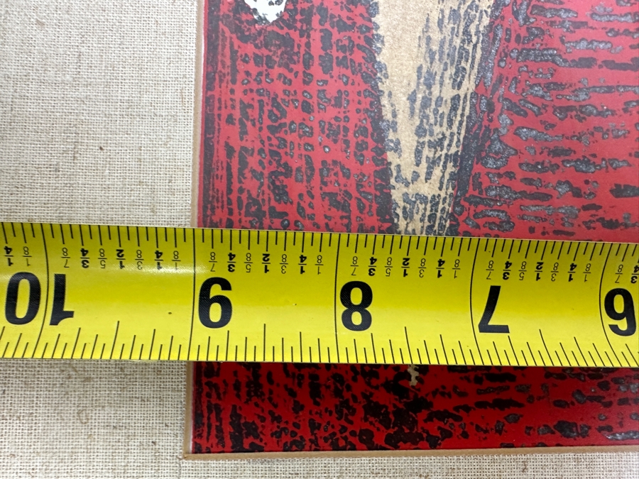 Kaoru Kawano (1916-1965, Japan) Japanese Woodblock Print Titled 'Dream / Girl With Flowers' 9 X 14 Framed 14 X 20 [Photo 5]