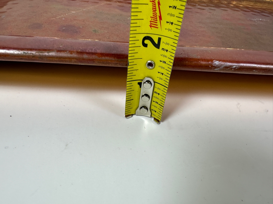 Large Copper Serving Tray 28W X 14D X 1.5H [Photo 6]