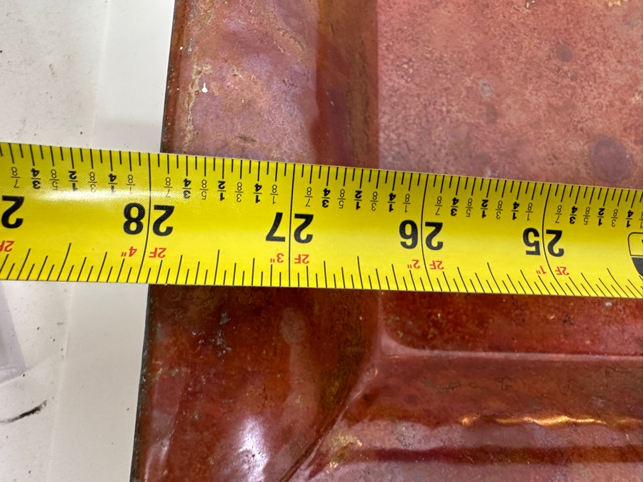 Large Copper Serving Tray 28W X 14D X 1.5H [Photo 4]